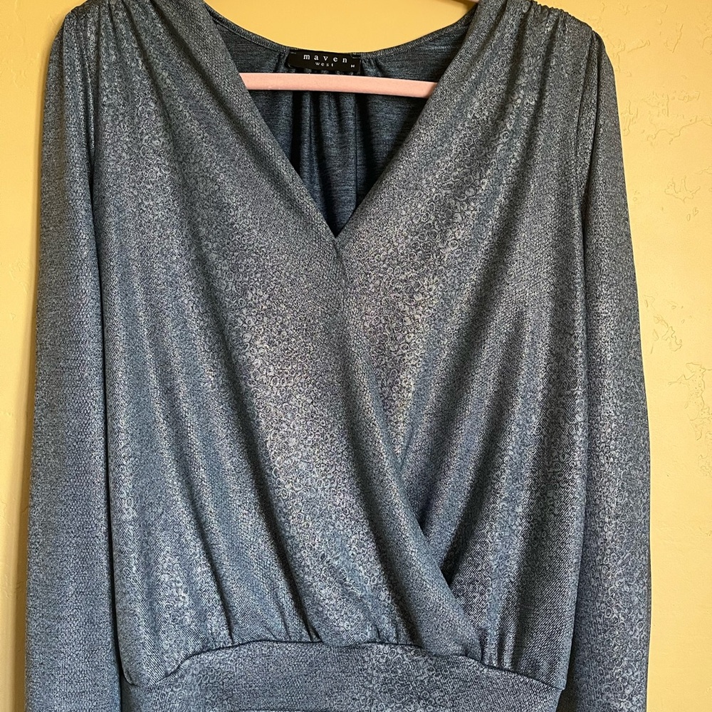 Maven West Charcoal Long Sleeve Top